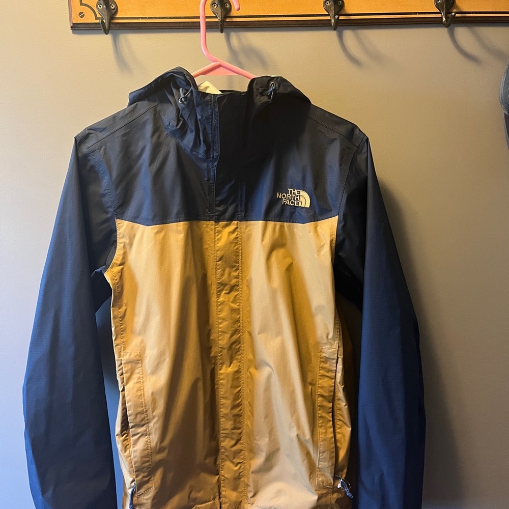 The North Face Men's Blue and Tan Jacket